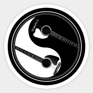 Ying Yang Guitars Sticker